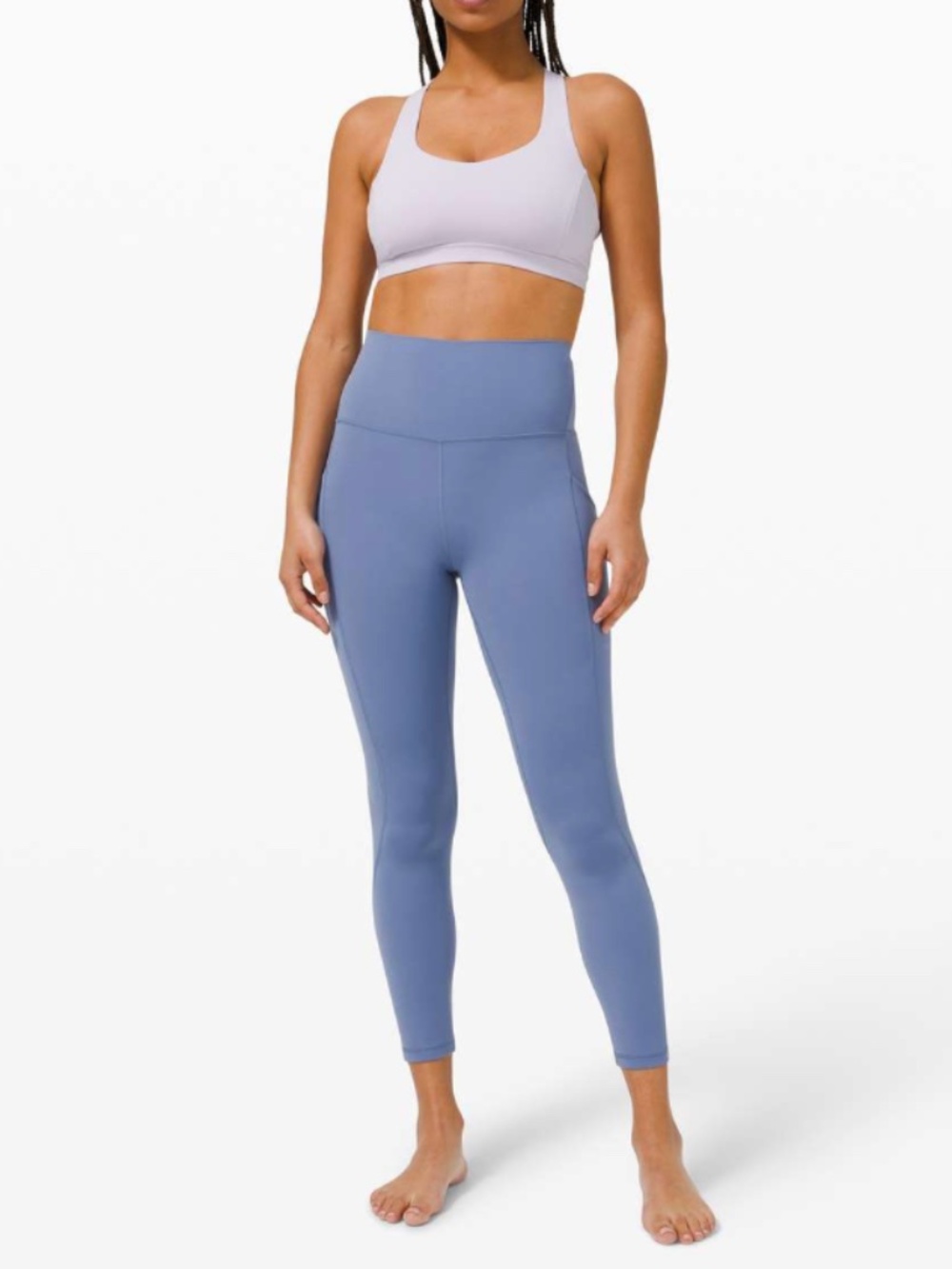 Lululemon Align High Rise Pant with Pockets 25" Water Drop?? Wild Indigo? Size 4